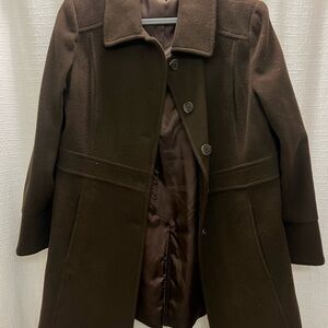 Anne Klein Elegant Brown Women's Coat